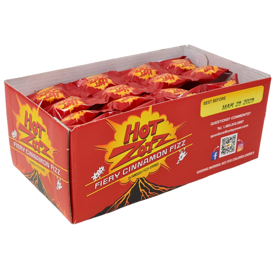 Zotz Hot Fiery Cinnamon Fizz .7oz - 24 Pack