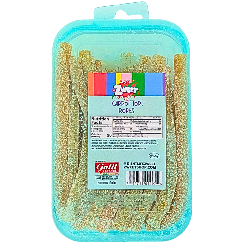 Zweet Easter Carrot Top Ropes 10oz - 6 Pack