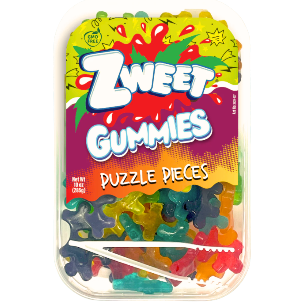 Zweet Gummies Puzzle Pieces 10oz - 6 Pack