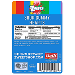 Zweet Gummies Sour Hearts 10oz - 6 Pack