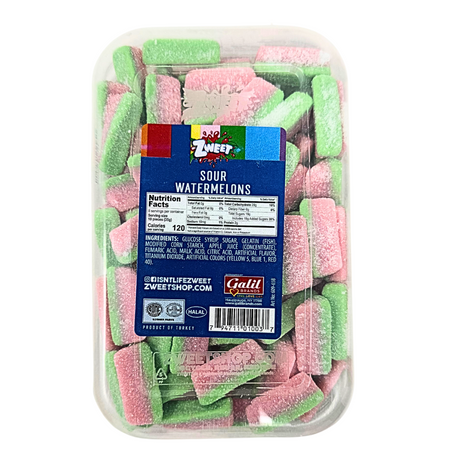 Zweet Gummies Sour Watermelons 10oz - 6 Pack
