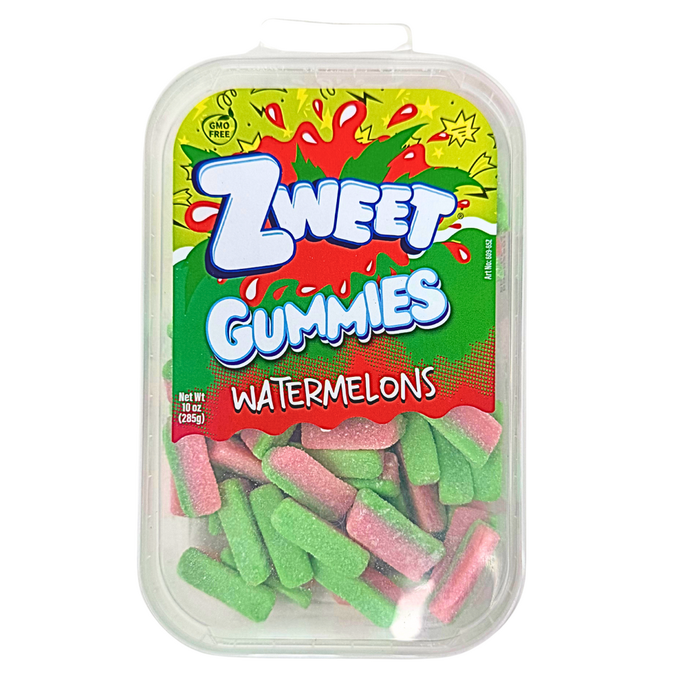 Zweet Gummies Sour Watermelons 10oz - 6 Pack