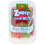 Zweet Sour Belts Kiwi Strawberry 10oz - 6 Pack