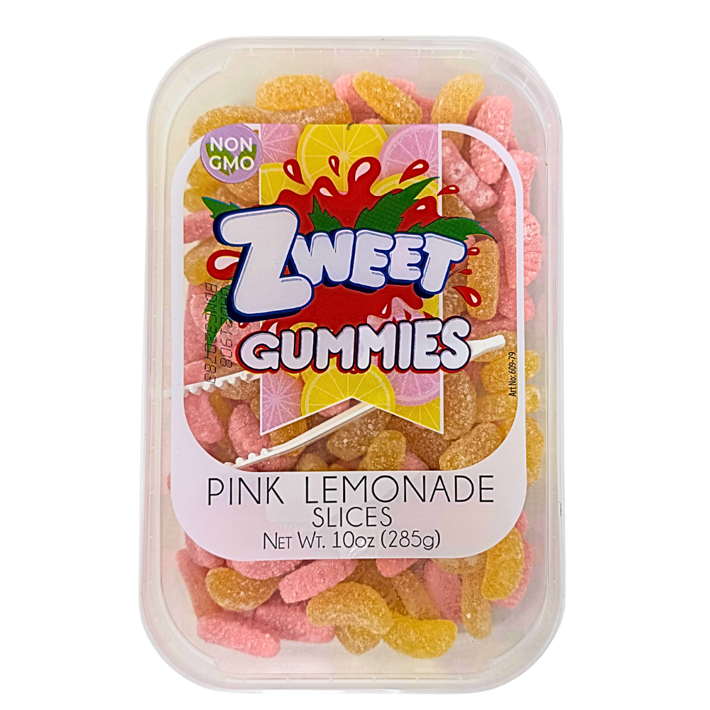 Zweet Gummies Pink Lemonade Slices 10oz - 6 Pack