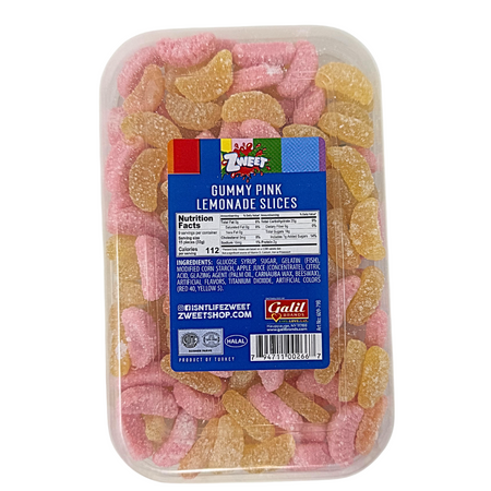 Zweet Gummies Pink Lemonade Slices 10oz - 6 Pack