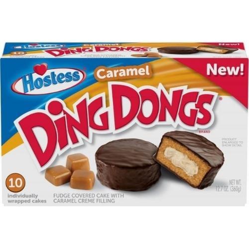 Hostess Din Dongs Caramel 10CT | American Snacks