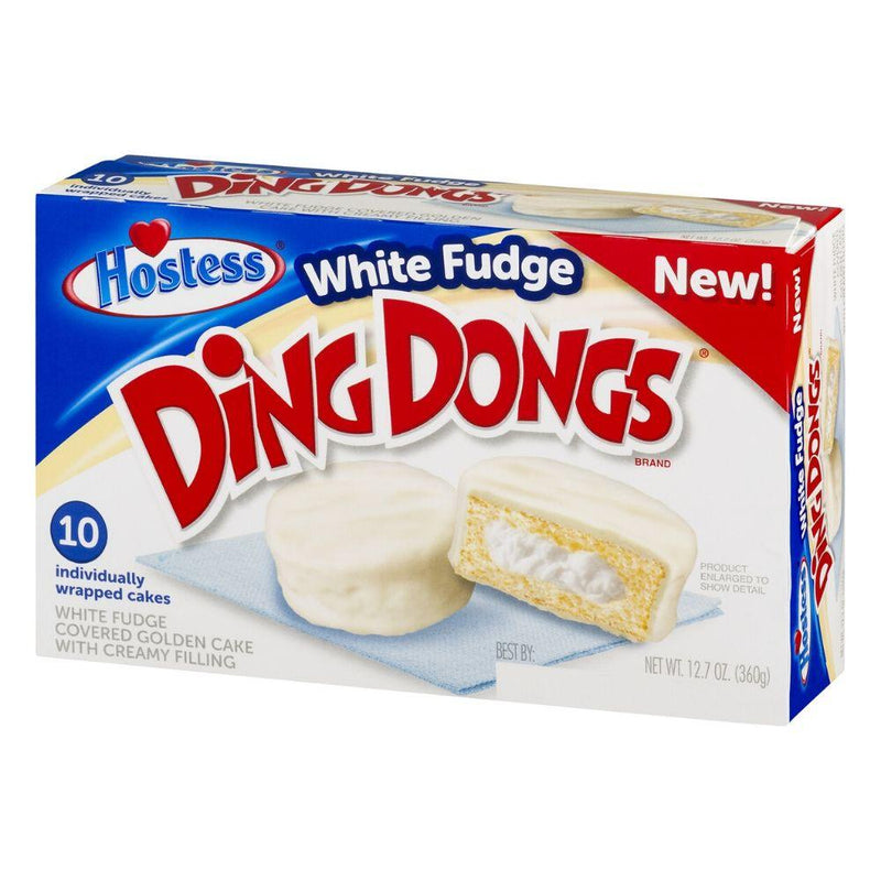 Hostess Ding Dongs White Fudge Individual - 10 Pack American Snacks