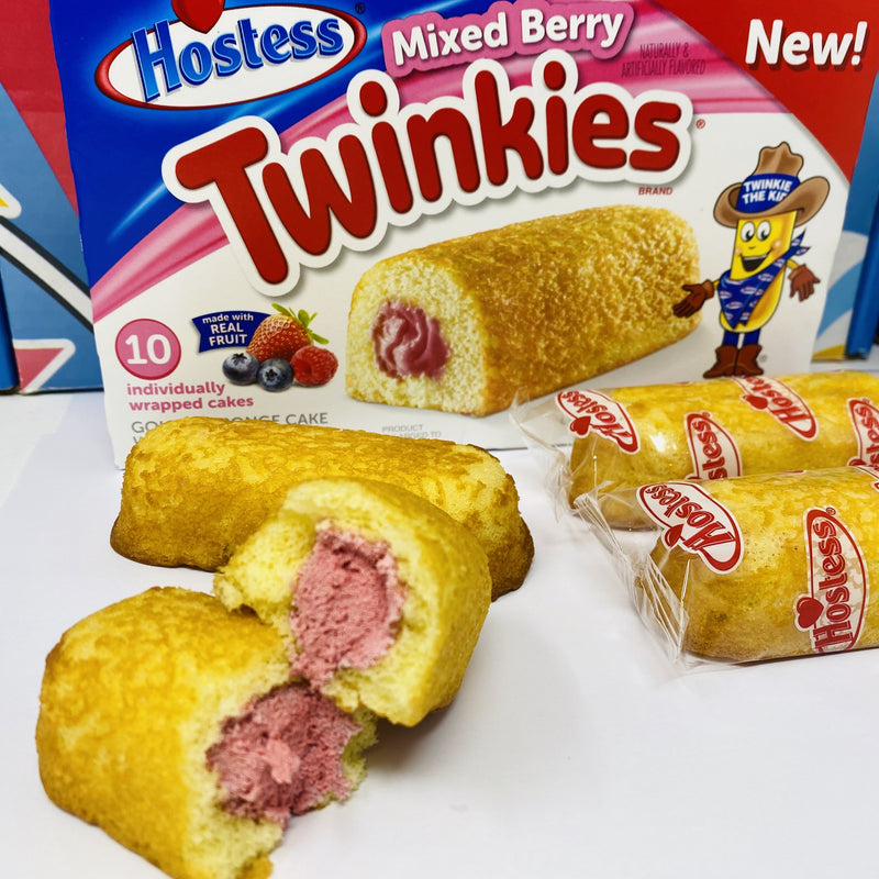 Hostess Mixed Berry Twinkies - 10 PK | American Snacks