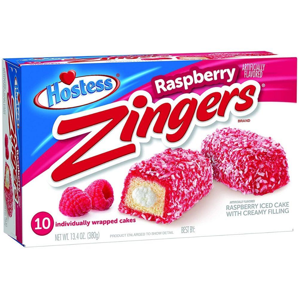 Hostess Raspberry Zingers American Snacks - iWholesaleCandy.ca
