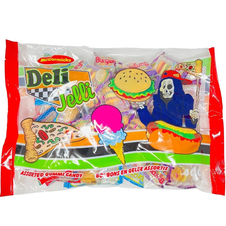 McCormicks Deli Jelli Candy 400g - 1 Bag Halloween Candy