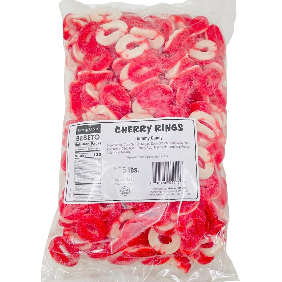 Kervan Cherry Rings Gummy Candy  Bulk Candy Canada
