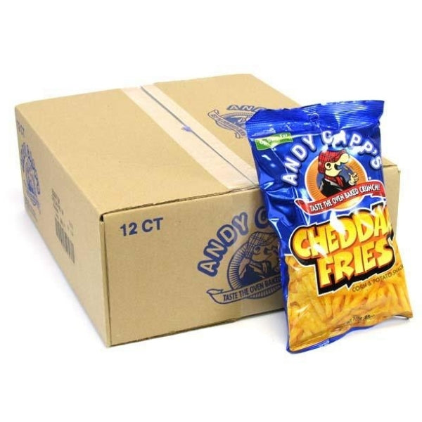 Andy Capp's Cheddar Fries - 12 Pack