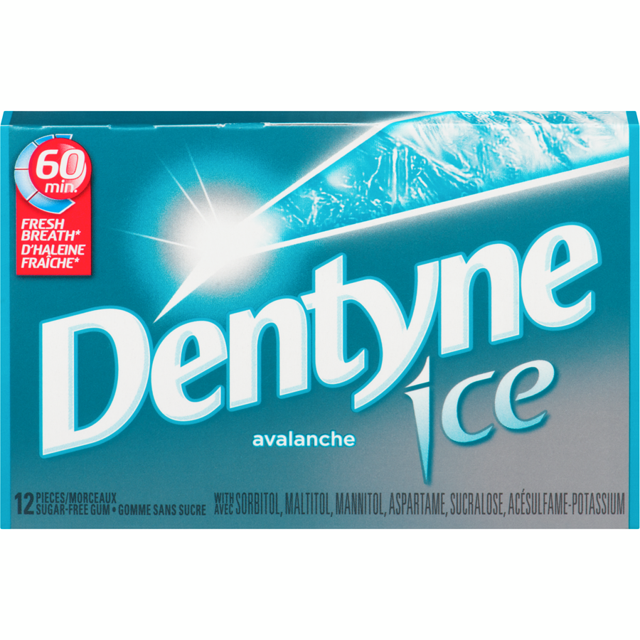 Dentyne Ice Avalanche 12 Piece Gum Singles