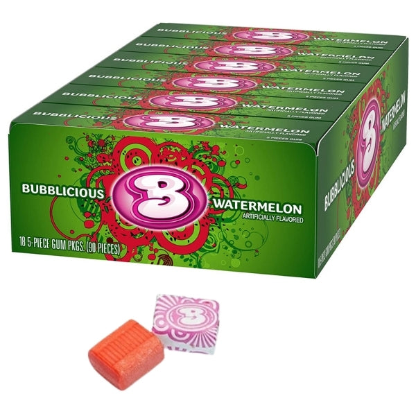 Bubblicious Gum - Watermelon 40g - 18CT