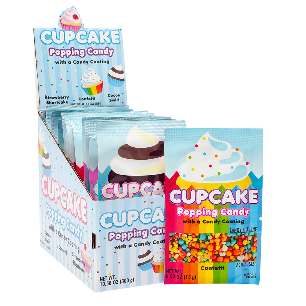 Cupcake Popping Candy .53oz - 20CT