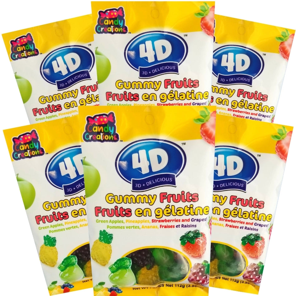 4D Gummy Fruits 112g - 24CT