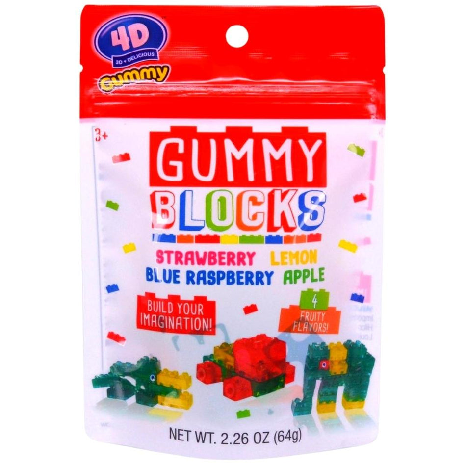 4D Gummy Blocks 2.26oz - 8 Pack