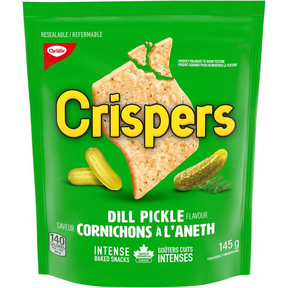 Crispers Dill Pickle 145g - 12 Pack