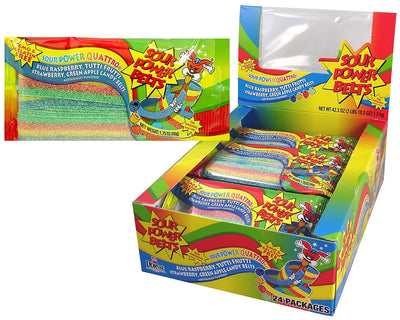 Sour Power Quattro Belts 1.75oz - 24 Pack