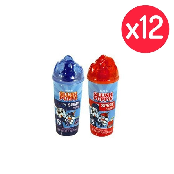 Slush Puppie Spray Candy 085oz 12 Pack Iwholesalecandyca 2519