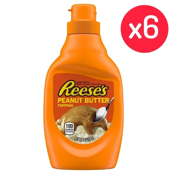 Reese's Peanut Butter Topping 7oz - 6CT