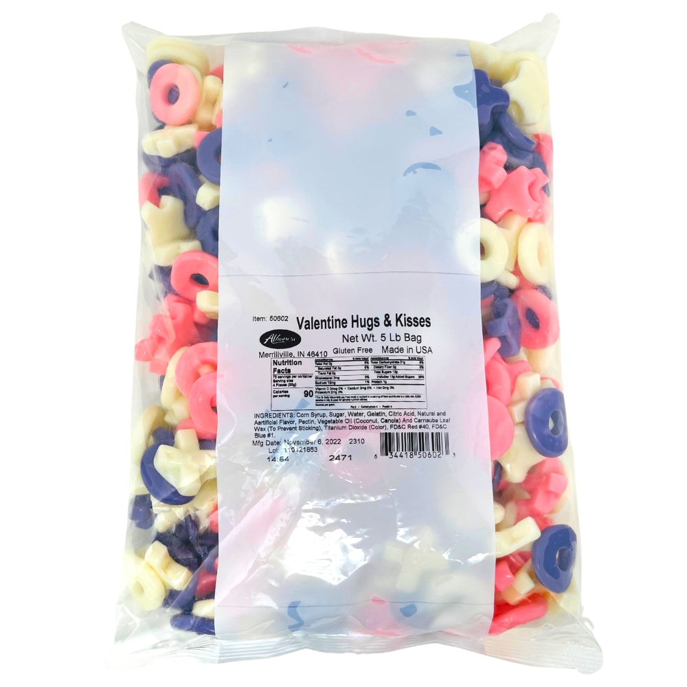 Albanese Valentine's Gummy Hugs & Kisses 5lbs - 1 Bag