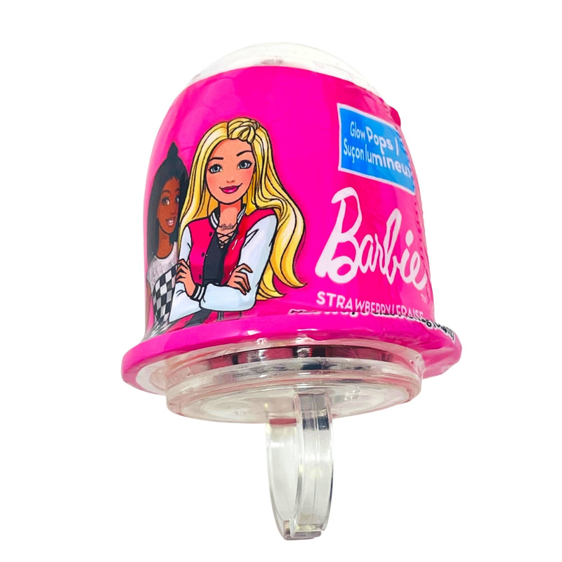 Barbie Glow Pop Ring- 12 Pack pink
