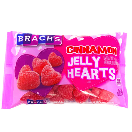 Brach's Valentine's Cinnamon Jelly Hearts 12oz - 1 Bag
