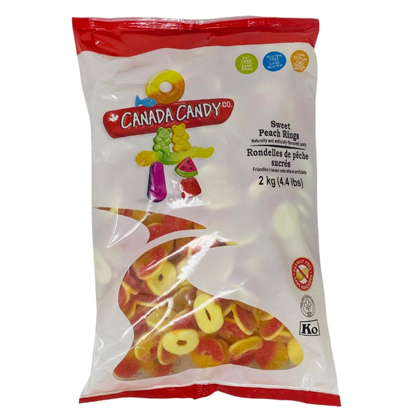 CCC Sweet Peach Rings Gummy Candy - 2.5kg