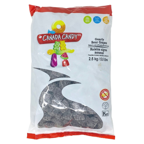 CCC Gnarly Sour Grapes Gummy Candy - 2.5kg