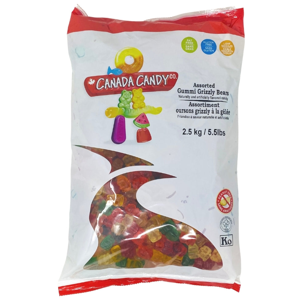 CCC Gummy Grizzly Bears Candy - 2.5kg Gummy Bears