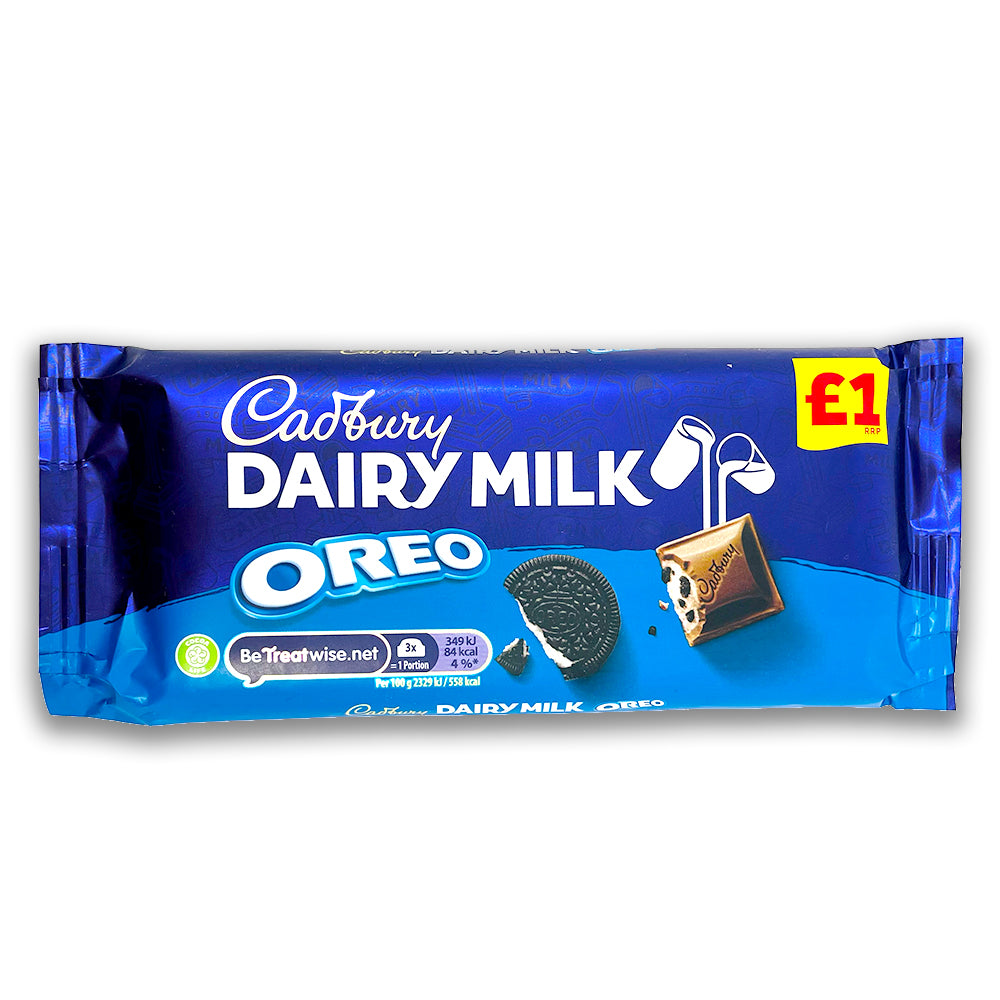 Cadbury Dairy Milk Oreo Bars UK 120g - 17 Pack