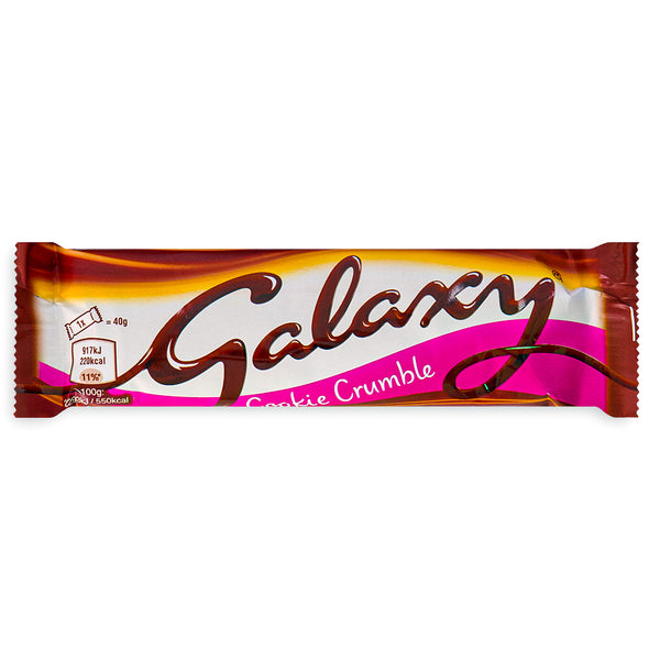 Galaxy Cookie Crumble 40g - 24 Pack