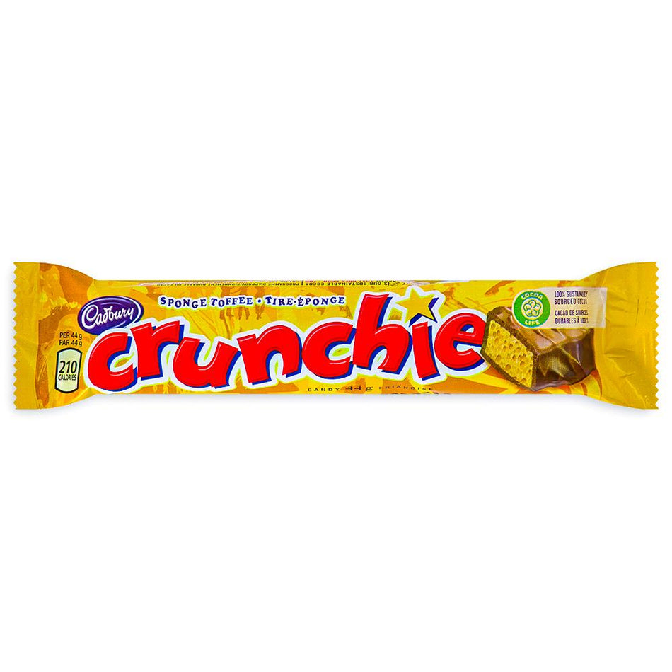Crunchie - Canadian Candy Bars - 44g - 48 PK | iWholesaleCandy.ca