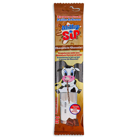 Milky Sip Magic Sipper Chocolate Straws 30g Front