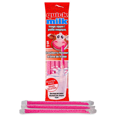 Quick Milk Magic Sipper Strawberry Straws 36g