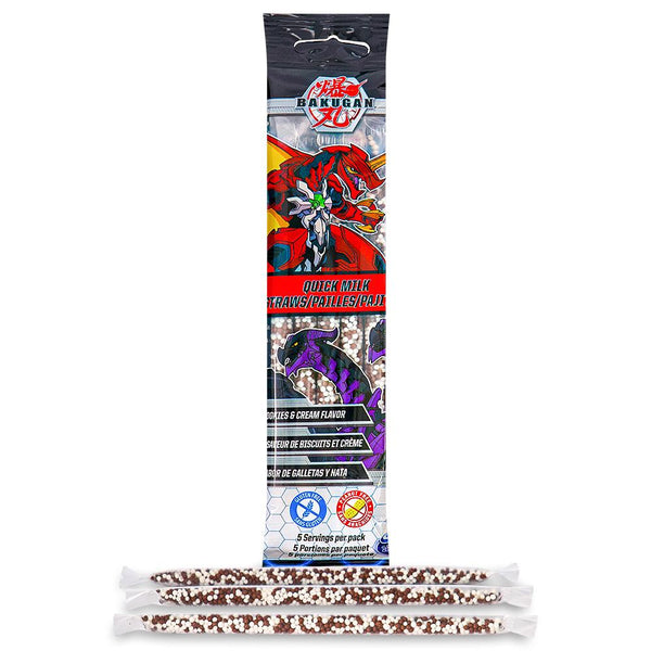 Quick Milk Magic Sipper Bakugan Straws 36g