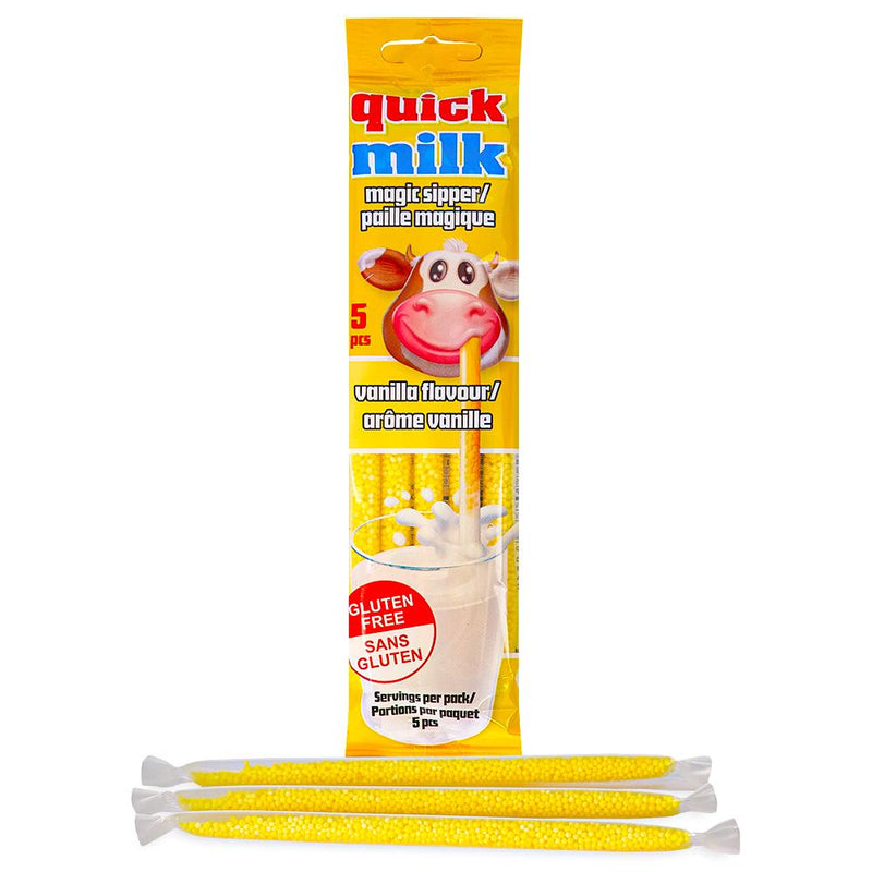 Quick Milk Magic Sipper Vanilla Straws 36g