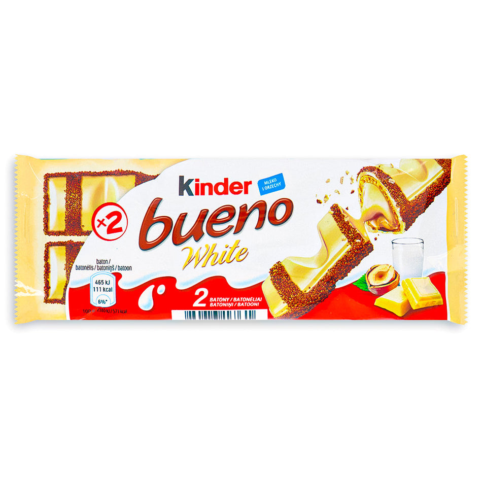 Kinder Bueno White Chocolate Bar 39g - 30 Pack