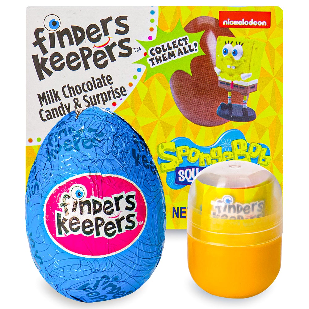 Finders Keepers SpongeBob Surprise 6 PK Chocolate Eggs | iWholesaleCandy.ca