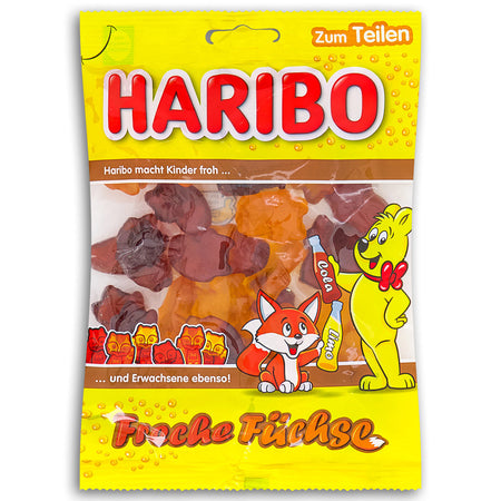 Haribo Freche Fuchse (Naughty Foxes) Gummy Candy200g - 15 Pack