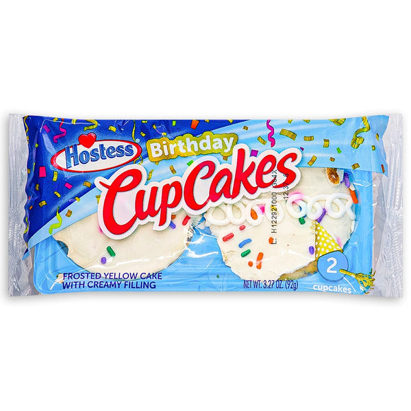 Hostess Birthday Cupcakes Duo Limited Edition American Snacks