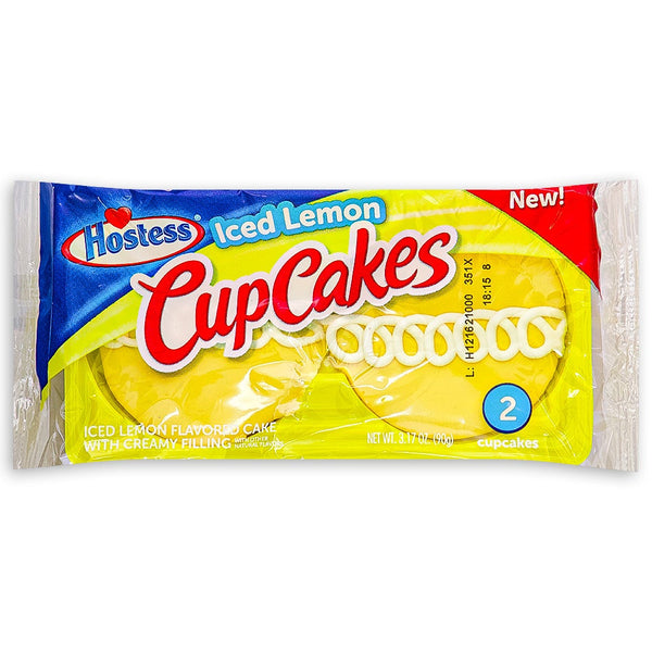 Hostess Iced Lemon Cupcakes Duo 6 PK | American Snacks