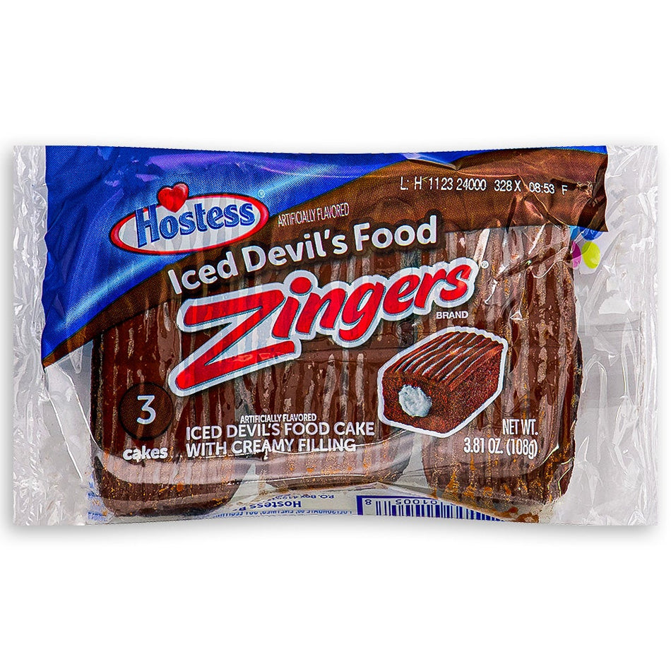 Hostess Zingers Iced Devil's Food Trio | American Snacks