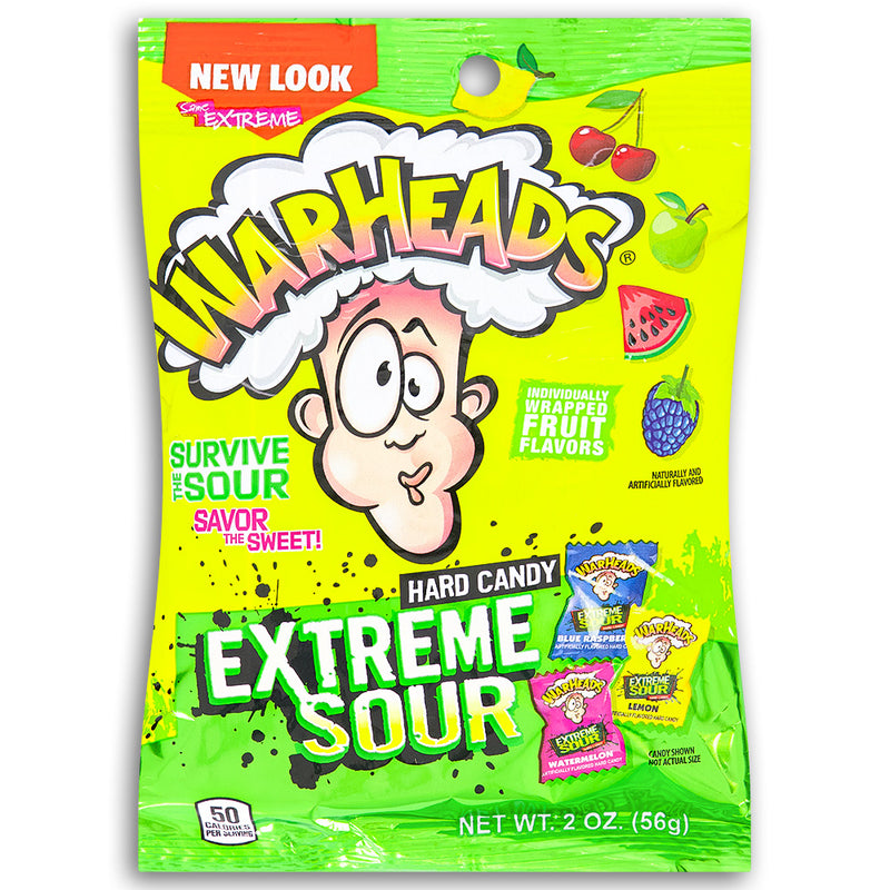 WarHeads Extreme Sour Hard Candy - 12 Pack