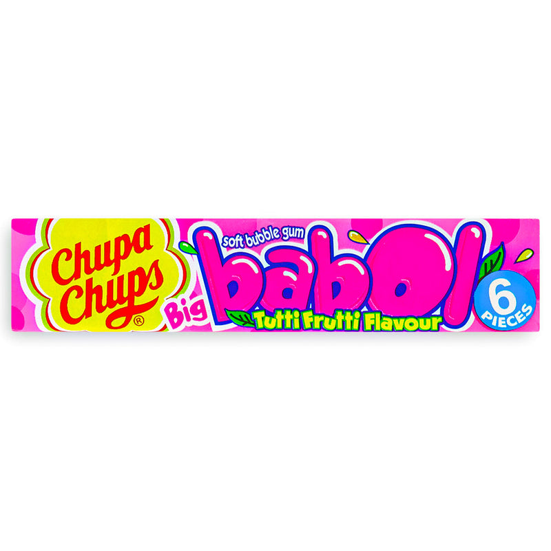 Chupa Chups Big Babol Bubble Gum Tutti Frutti 27g - 20 Pack