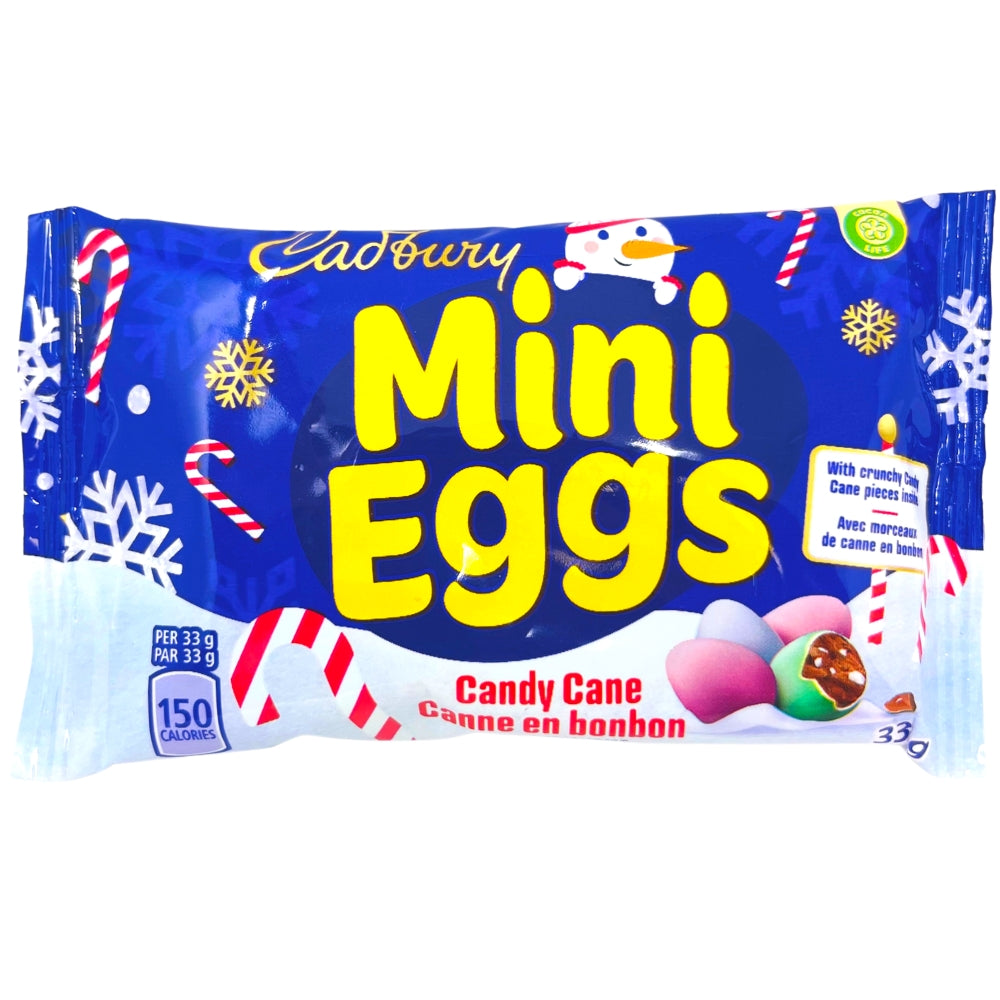Christmas Cadbury Mini Eggs Candy Cane 33g