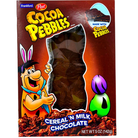 Cocoa Pebbles Milk Chocolate Easter Bunny 5oz - 6 Pack