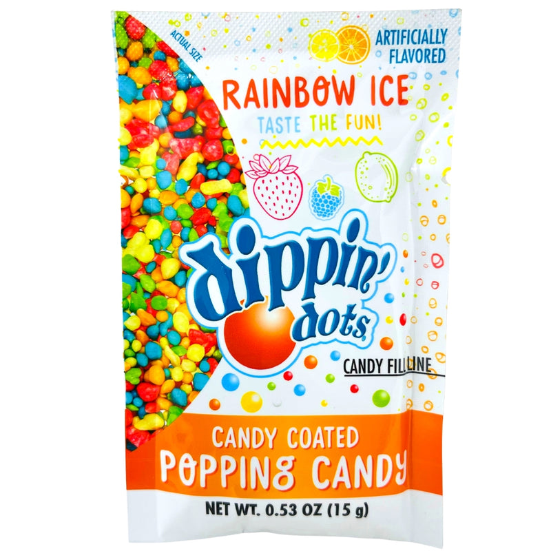 Dippin' Dots Popping Candy Rainbow 0.53oz - 20 Pack