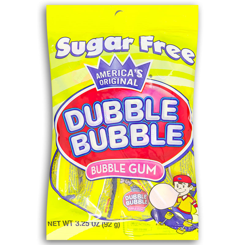 Dubble Bubble Bubble Gum Sugar Free 3.25oz - 12 Pack